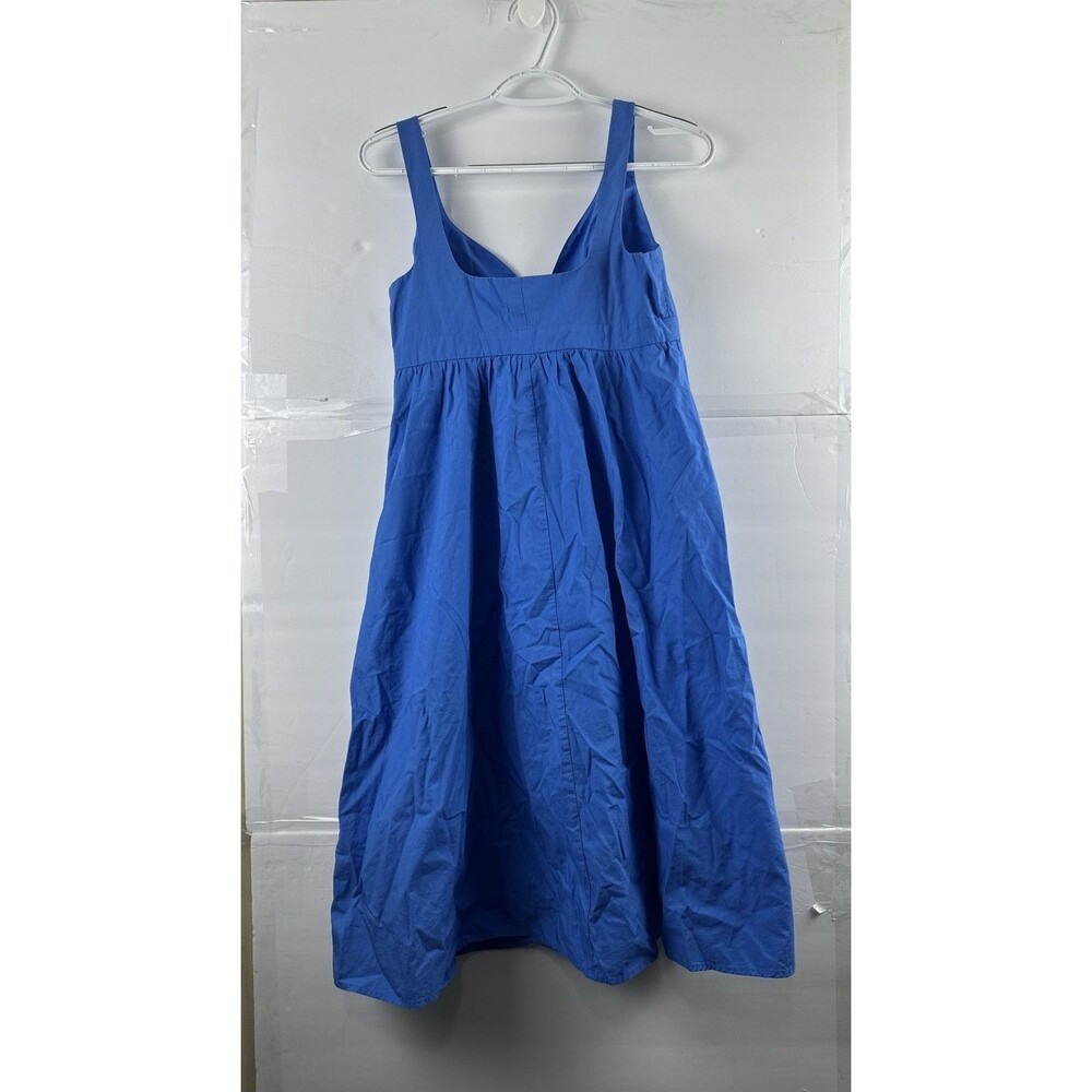 Banana Republic Petite 0 Cobalt Blue Sundress Sleeveless A-Line Dress